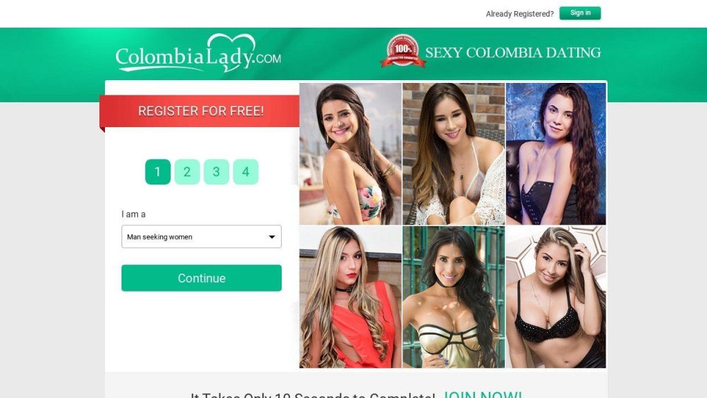 Colombia Lady Site Review